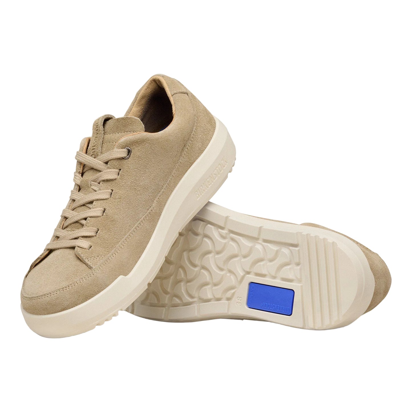 Birkenstock Taupe Melbourne Suede Leather Shoe