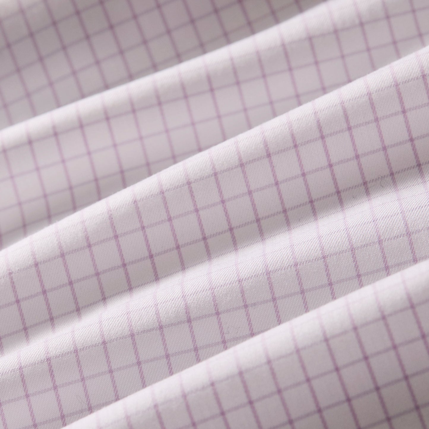 Mizzen+Main Lavender Mini Grid Hilton Long Sleeve Shirt