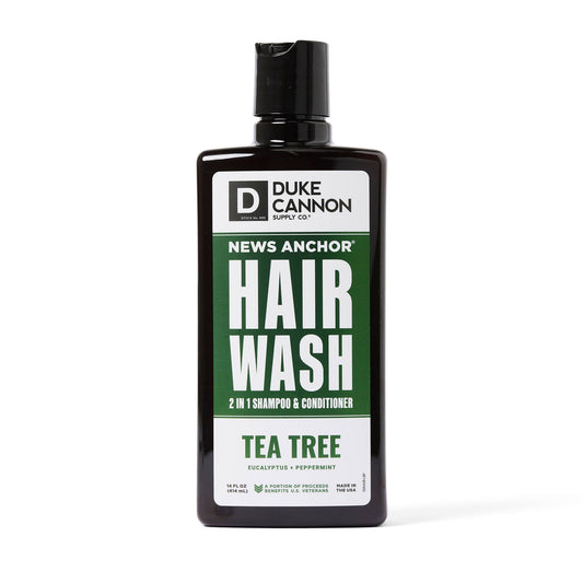 Duke Cannon Tea Tree 2-n-1 Hair Wash Sulfate Free