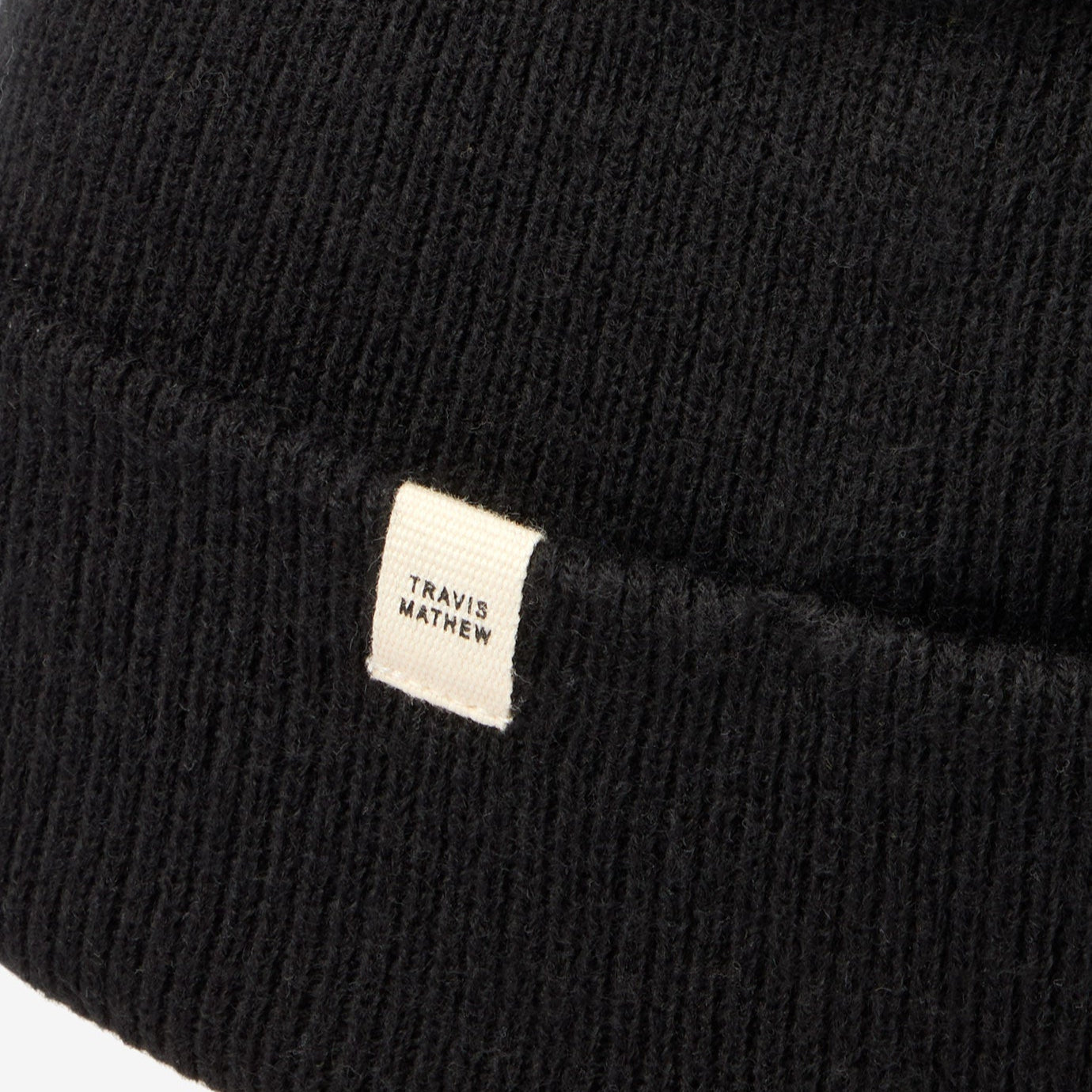 TravisMathew Black Cloud Beanie