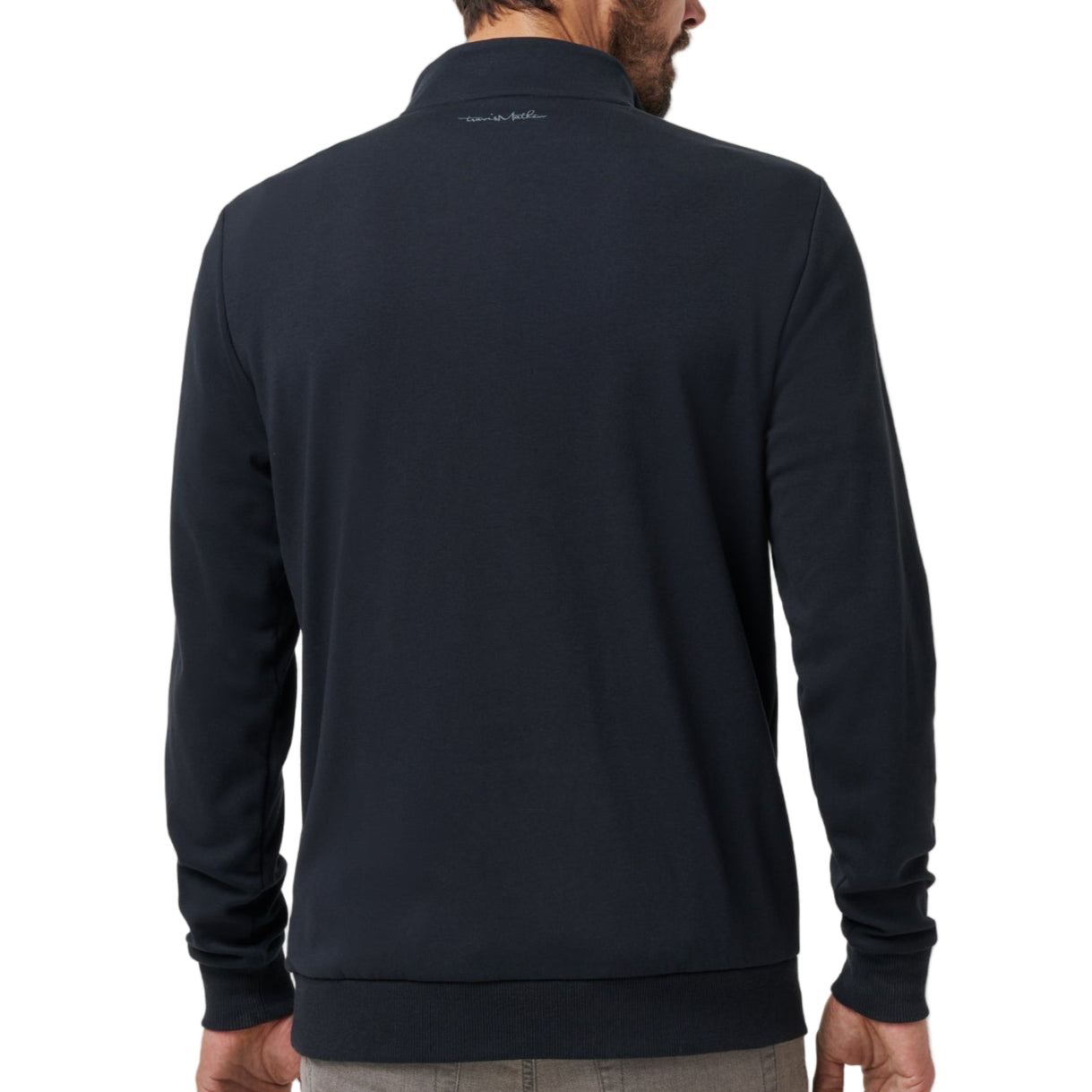 TravisMathew Black Cloud Quarter Zip