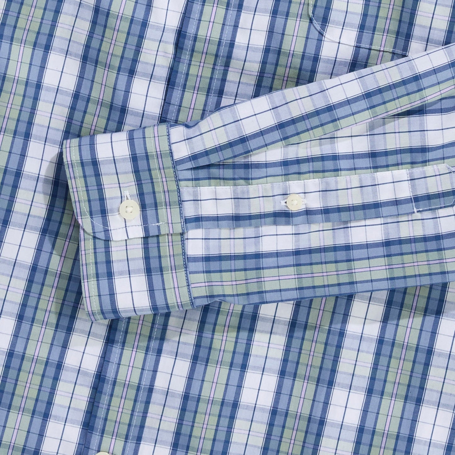Vineyard Vines Dune Grass Washashore Plaid Poplin Shirt