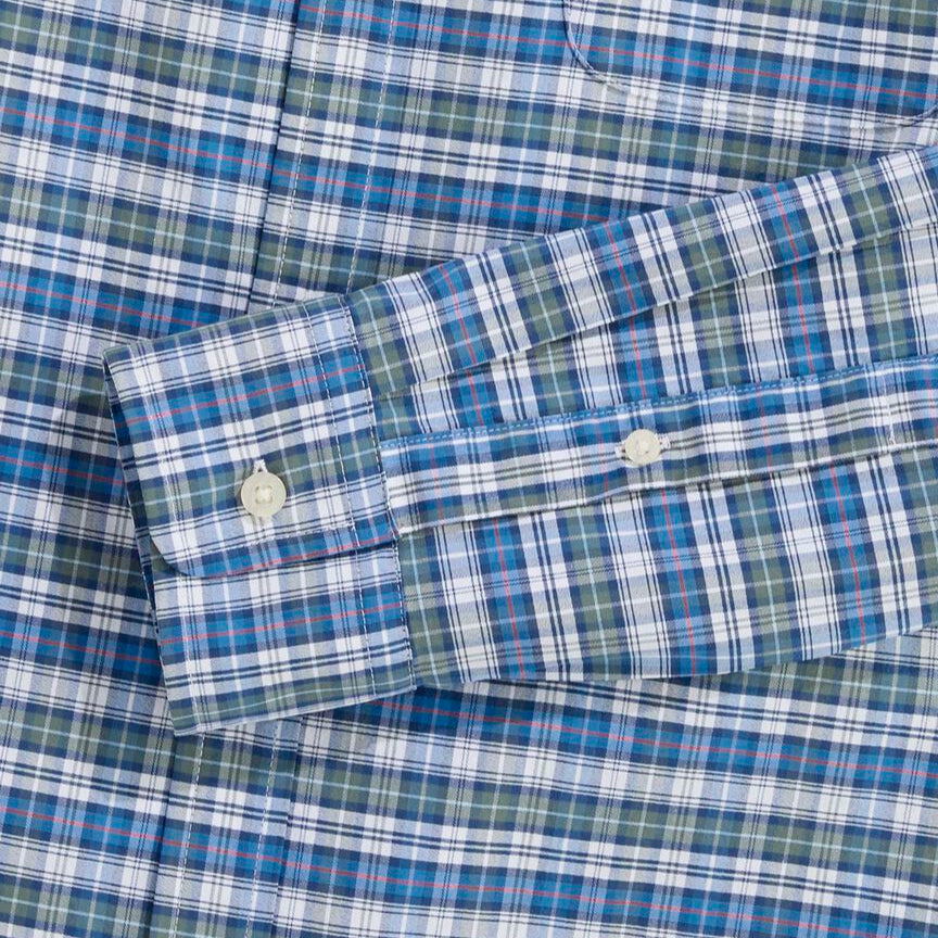 Vineyard Vines Balsam Faraway Plaid Performance Cotton Shirt