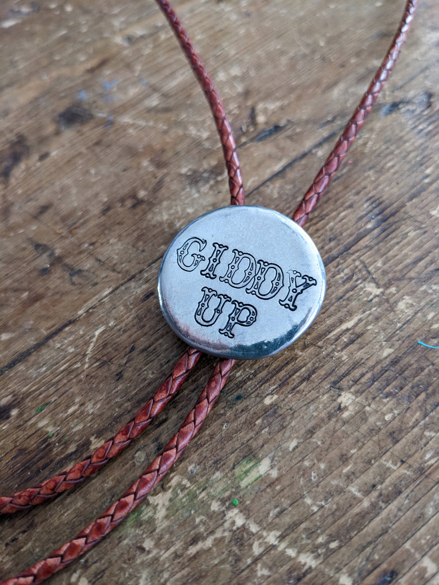 Giddy Up Bolo Tie necklace