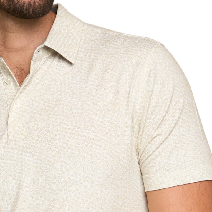 Fundamental Coast Pelican Stripe Dot Polo