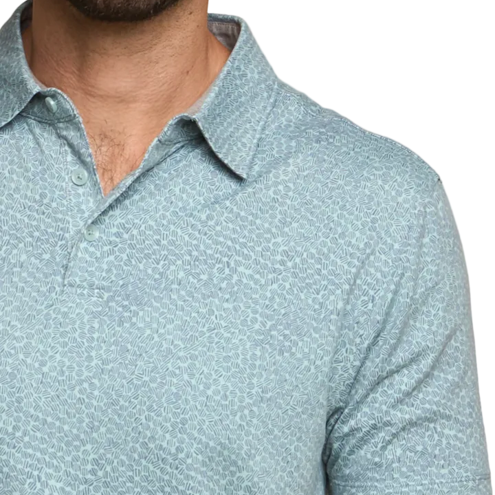 Fundamental Coast Surf Stripe Dot Polo