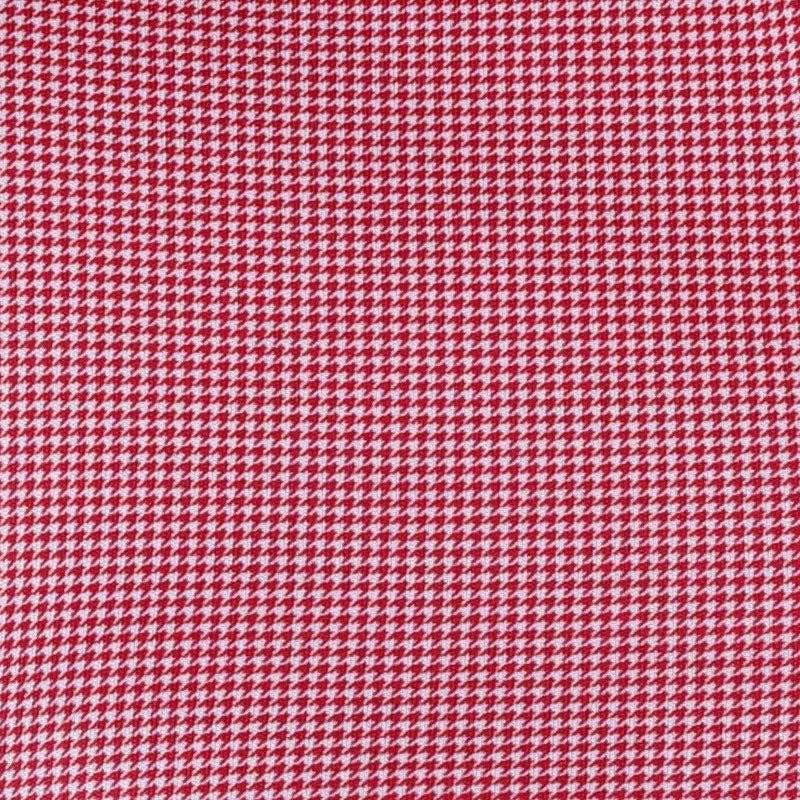 Collars & Co. Red Houndstooth Polo