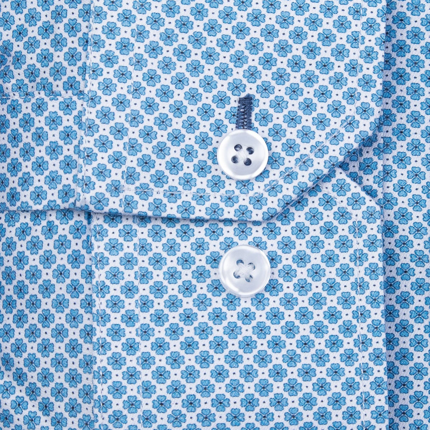 Alynn Porter Blue Standard Fit Dress Shirt