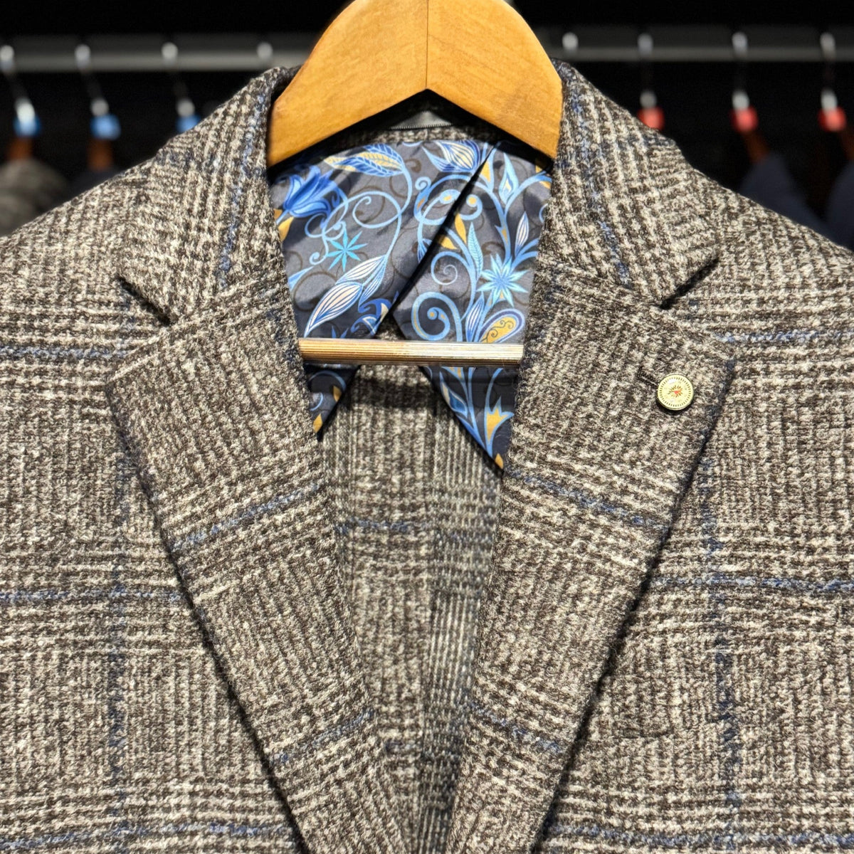 The Crafted Stag Supply Brown Wool Sport Coat