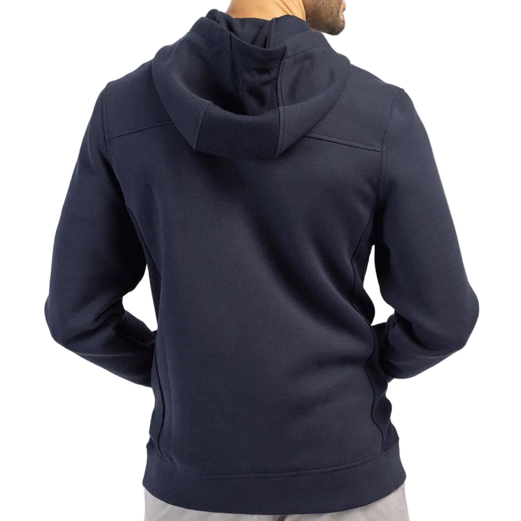 Cutter & Buck Navy Roam Eco Half Zip Hoodie