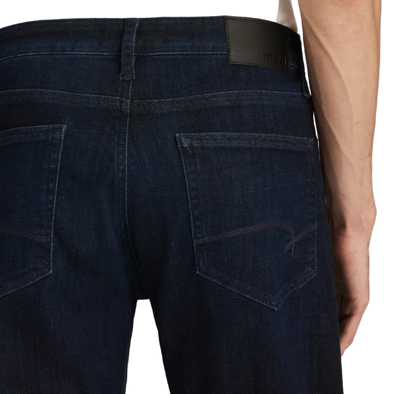 Mavi Deep Brushed Feather Blue Matt Jeans