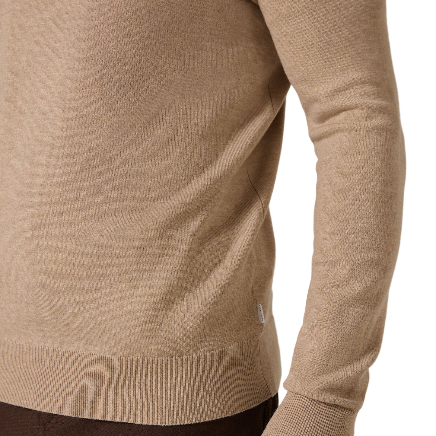 7 Diamonds Tan Alcott Crewneck Sweater