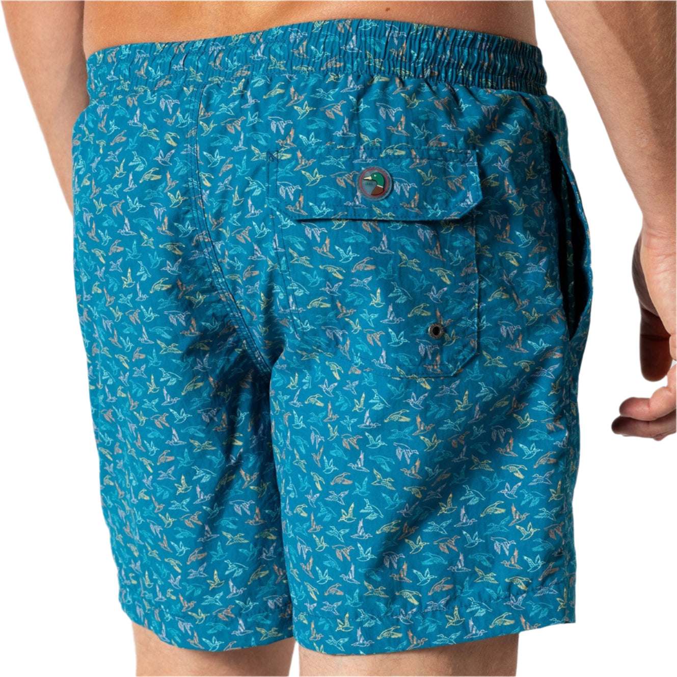 Duck Head Sail Blue Sailport Swim Short