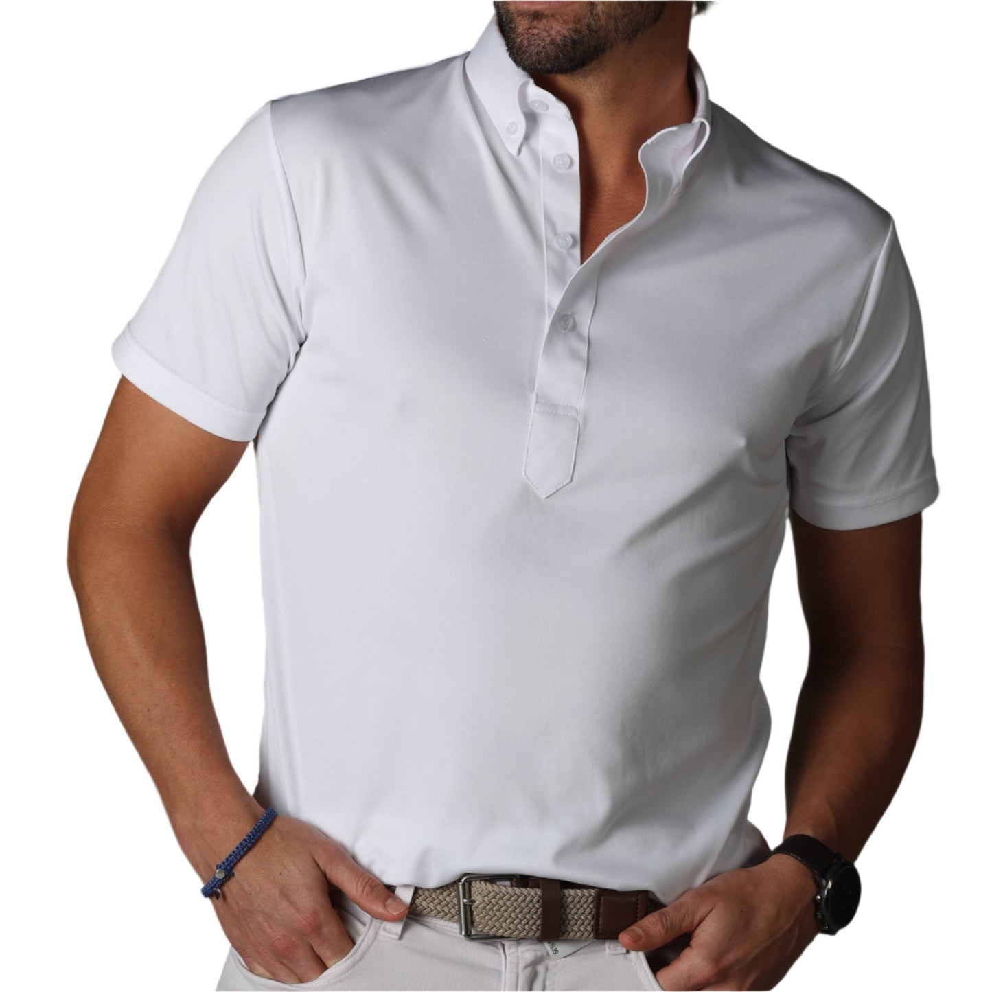 Collars & Co. White Polo