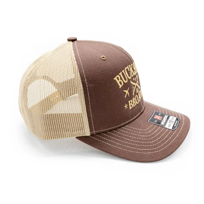 Buckshot & Broads Brown Snapback Hat