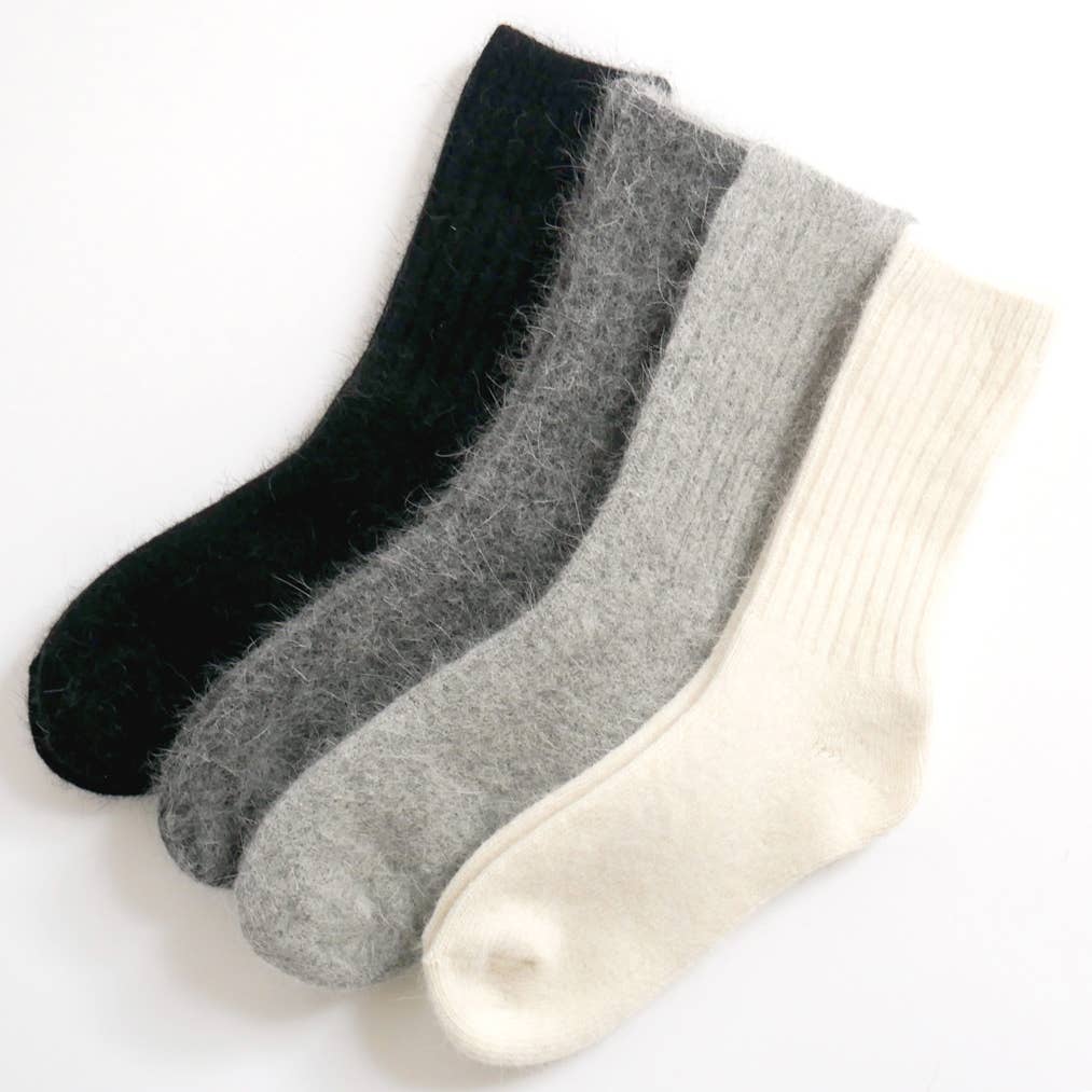 Super Soft Wool Socks - Charcoal