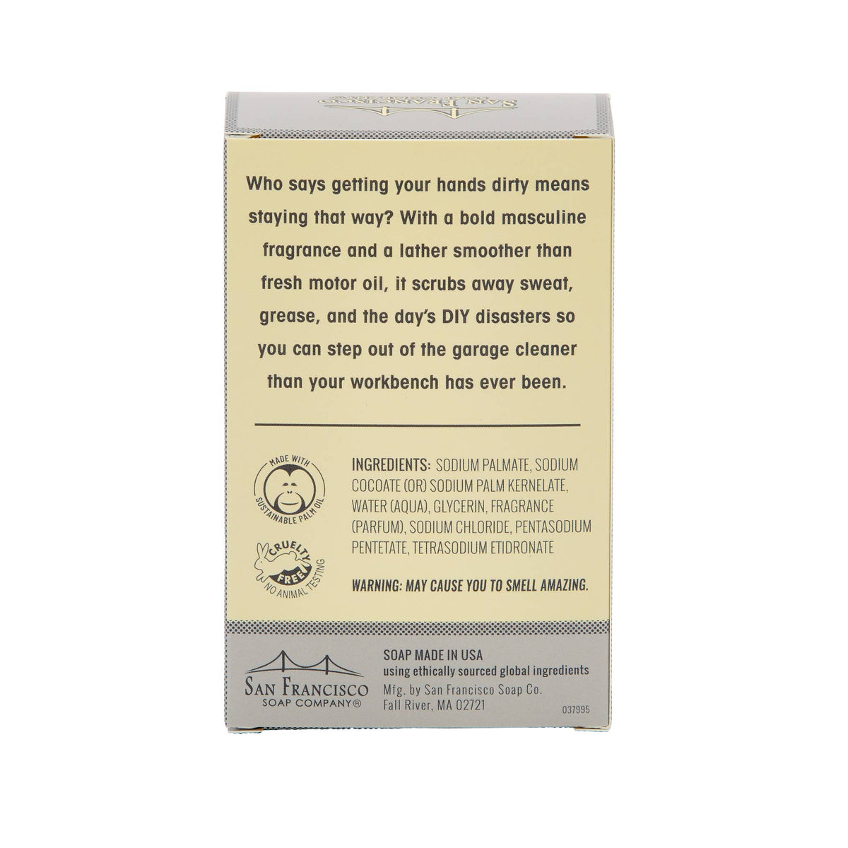 "I'd Rather Be In The Garage" Smoked Amber Bar Soap