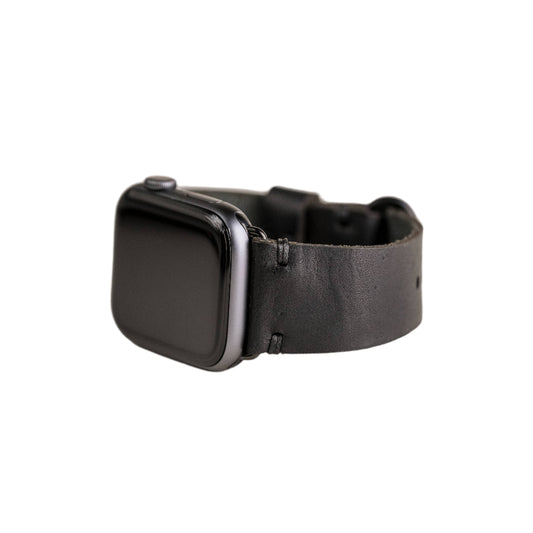 Apple Watch Band - Black Horween Leather