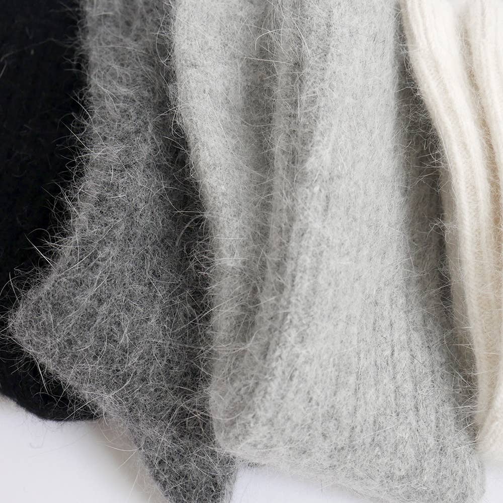Super Soft Wool Socks - Charcoal