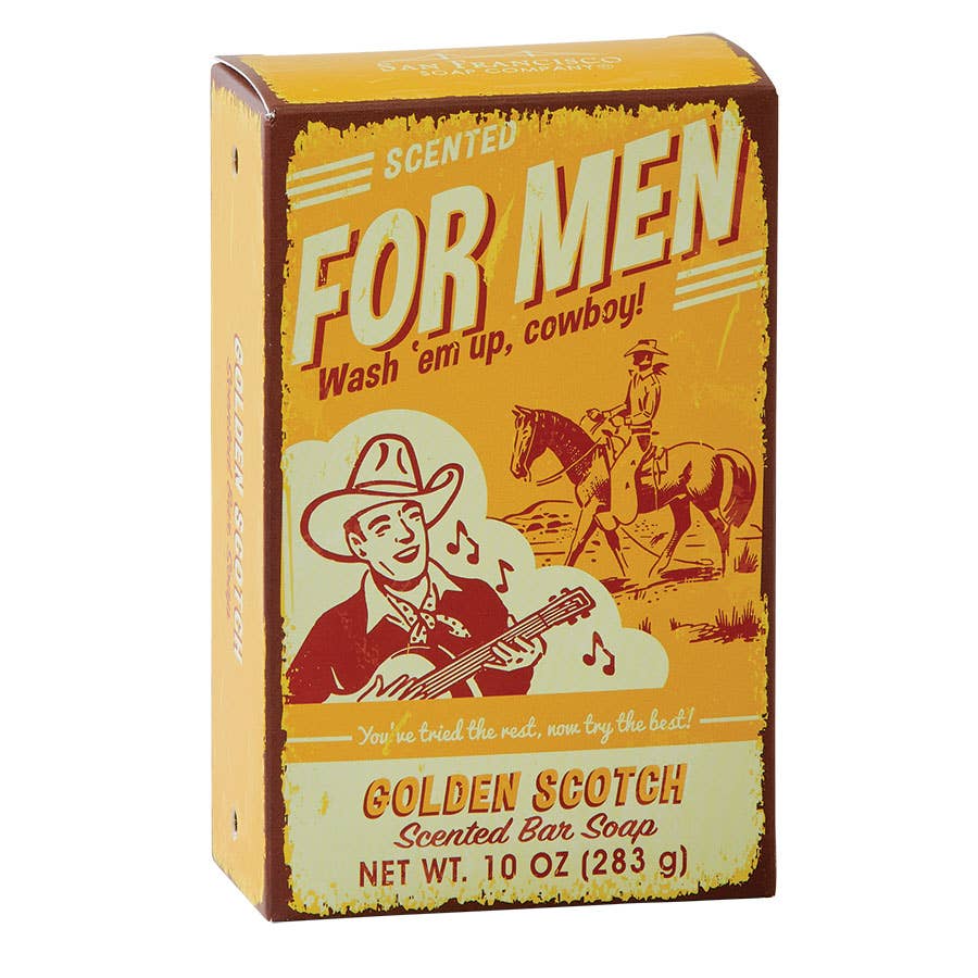 Golden Scotch for Men Bar Soap