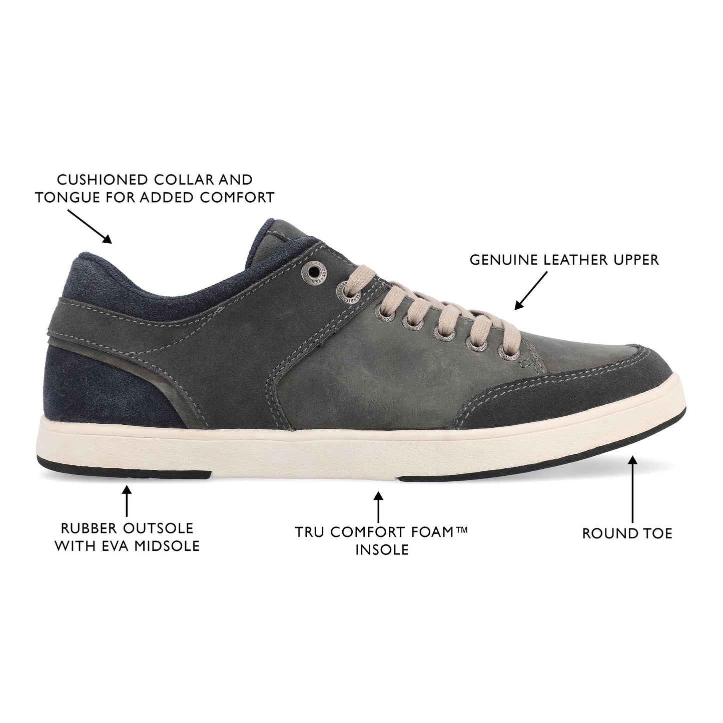 Territory Pacer Casual Leather Sneaker