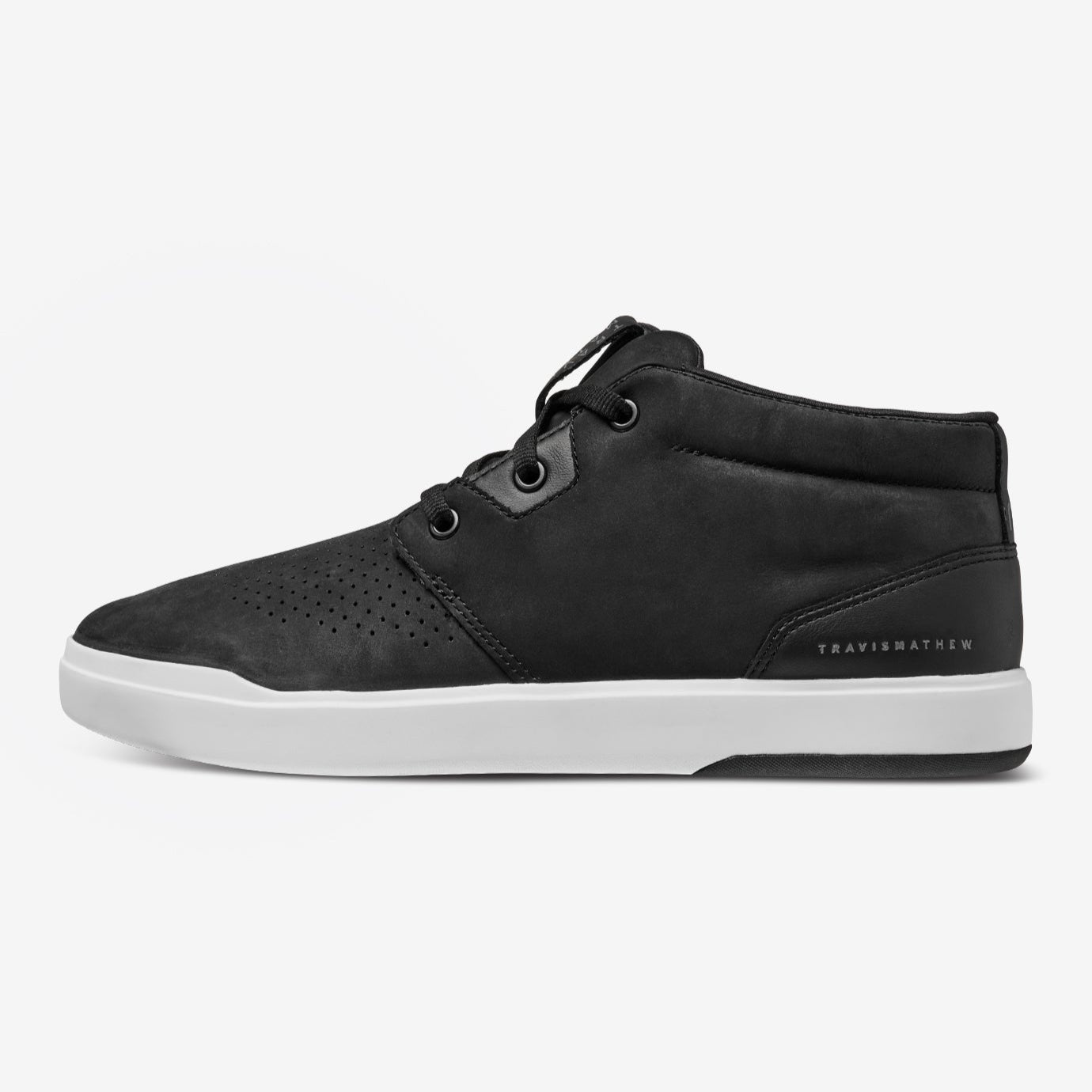 TravisMathew Black Modern Chukka Shoe