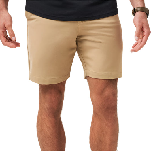 TravisMathew Khaki Stretchknit Short