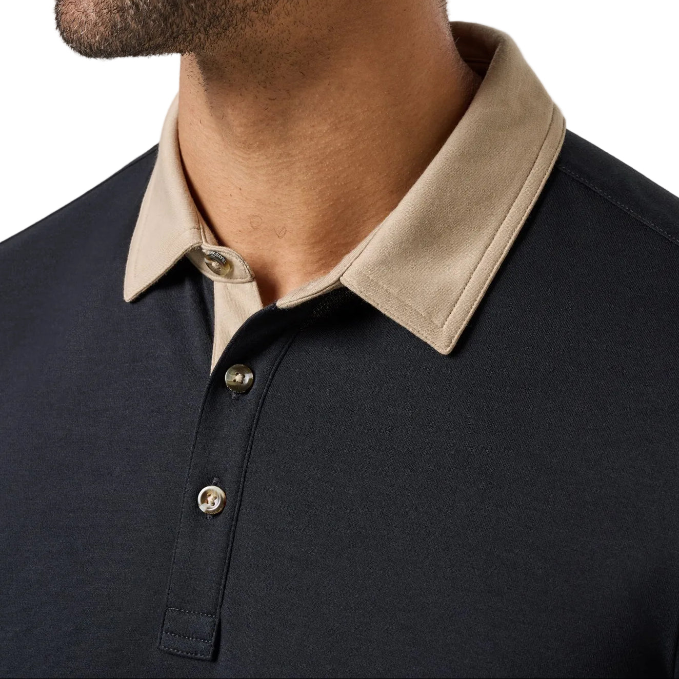 TravisMathew Black All Day Social Club Polo