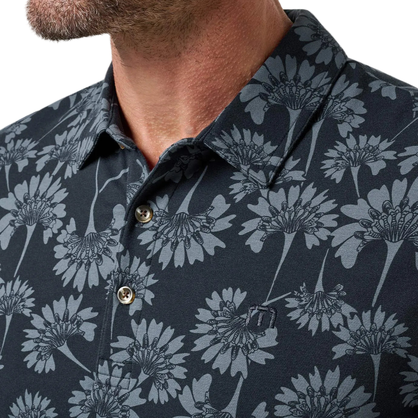 TravisMathew Total Eclipse Confortknit Breeze Polo