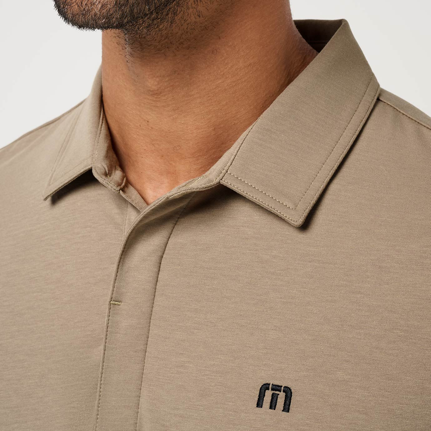 TravisMathew Roasted Cashew Heater Series Jersey Polo