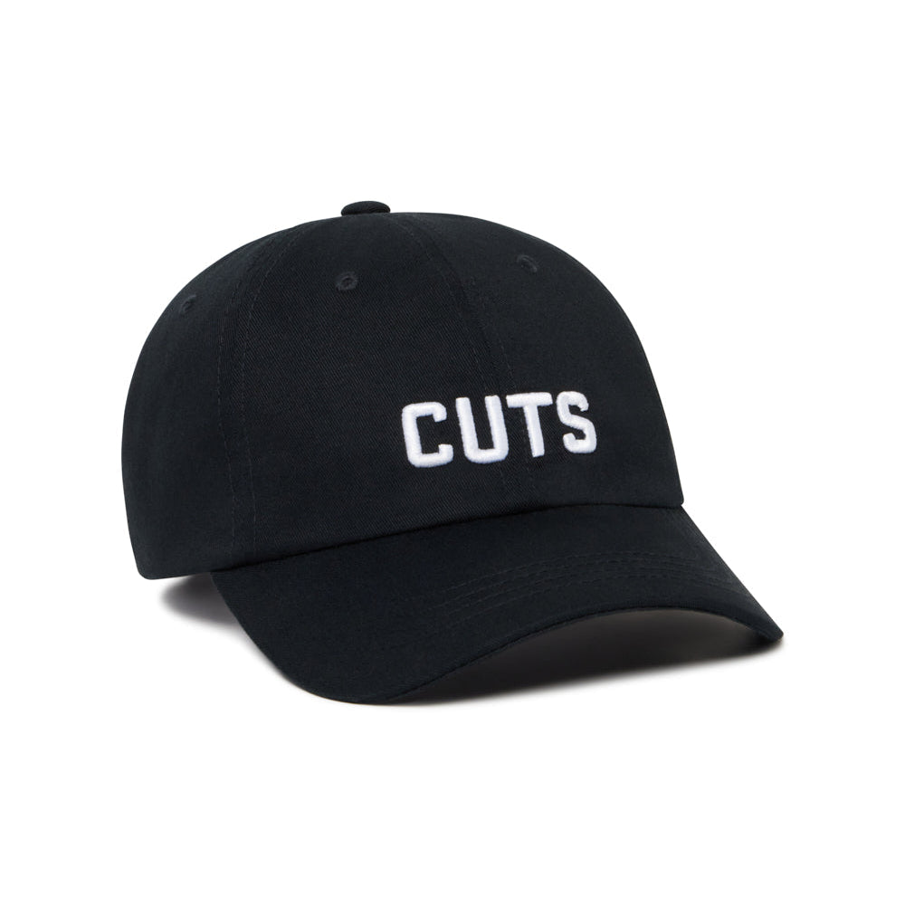Cuts Clothing Black Embroidered Dad Hat