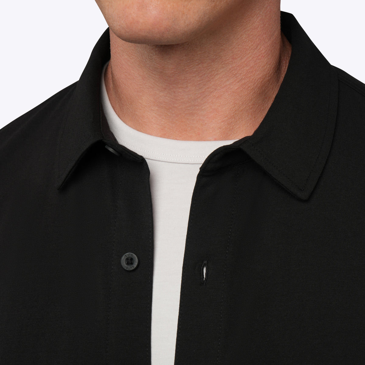 Cuts Clothing Black AO Long Sleeve Button Up