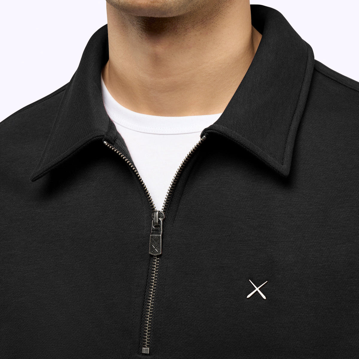 Cuts Clothing Black Divine Fleece Q-Zip