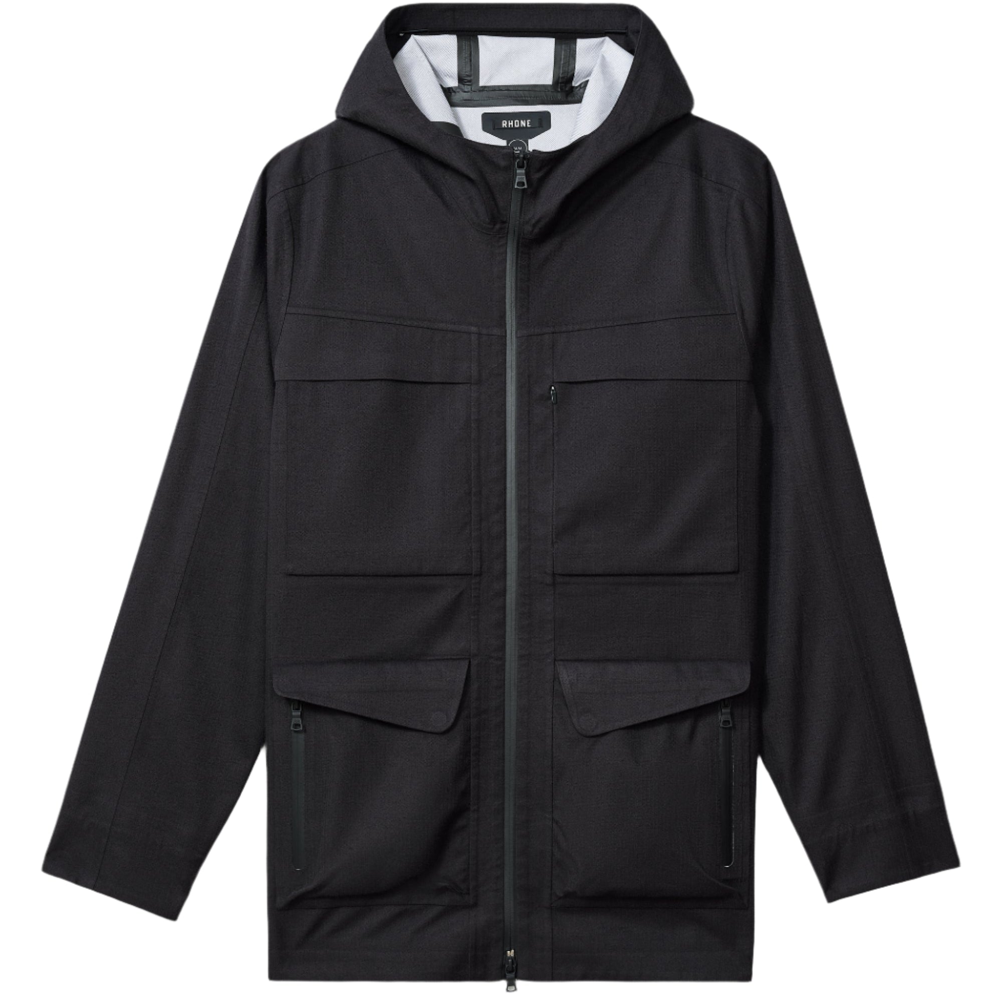 commuter rain gear Rhone Black Commuter Field Coat – The Crafted Stag