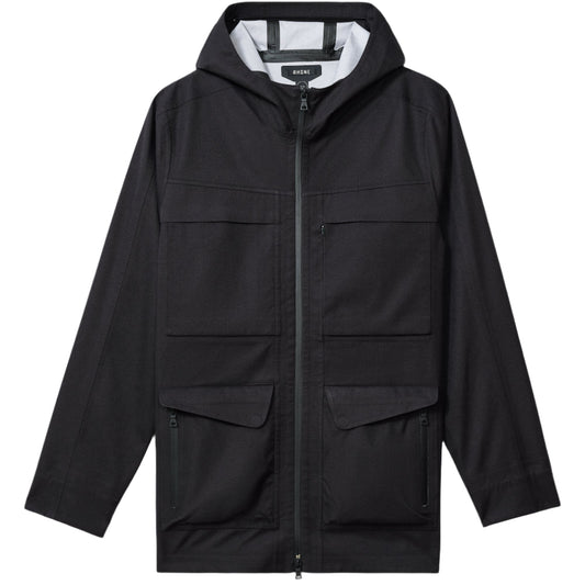Rhone Black Commuter Field Coat