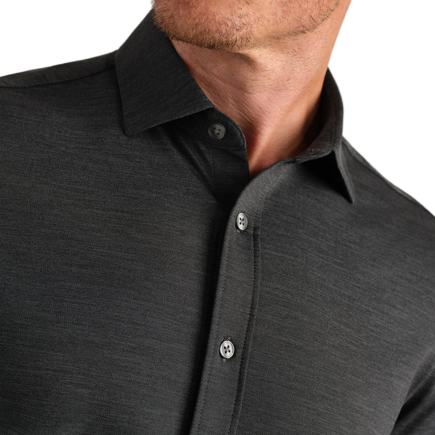 Rhone Iron Oxford Semi Spread Collar Commuter Shirt