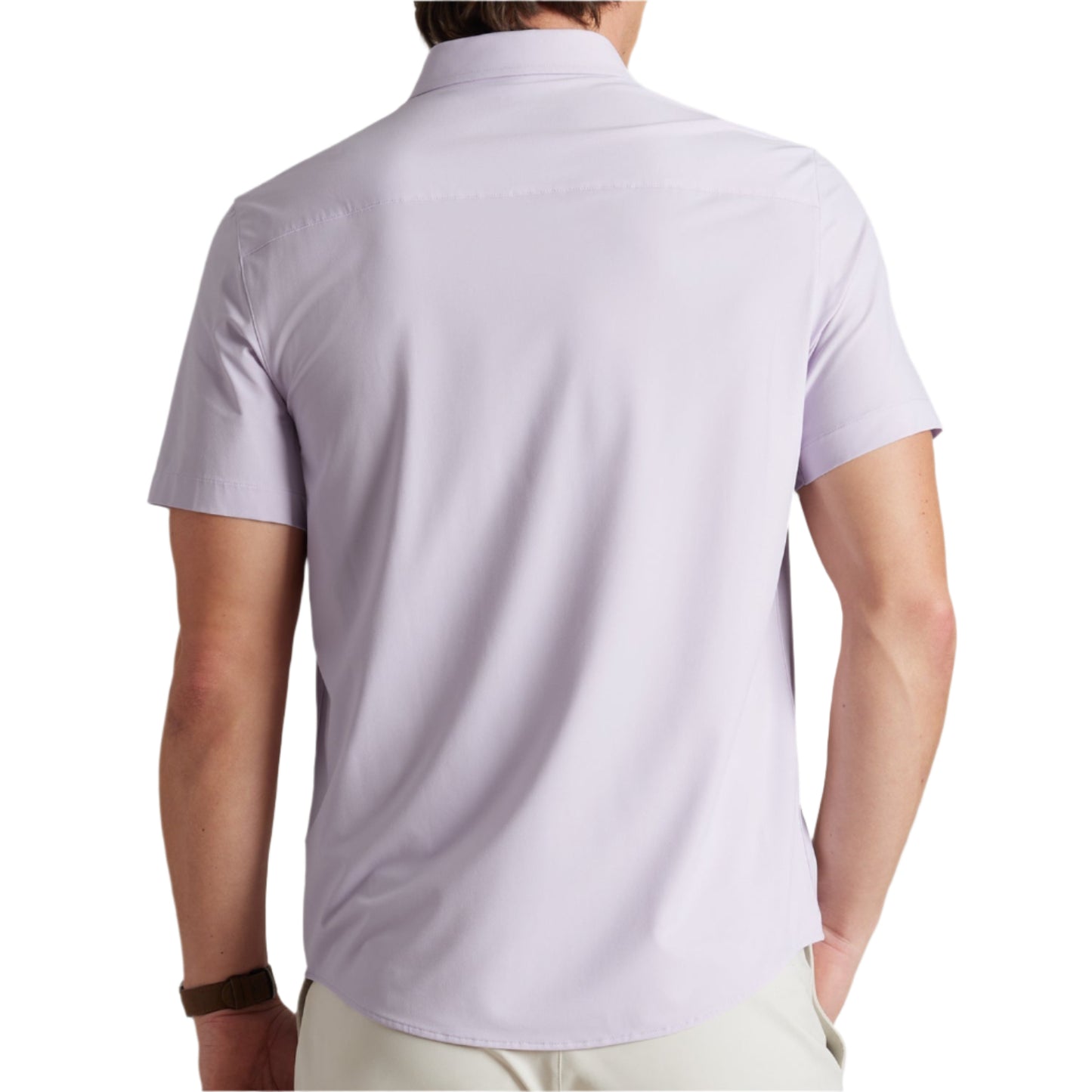 Rhone Lavender Dusk Short Sleeve Commuter Shirt