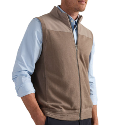 Rhone Foggy Taupe Commuter Sweater Vest