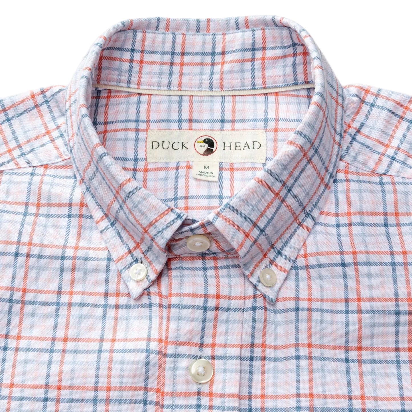 Duck Head Coral Cotton Oxford Sport Shirt