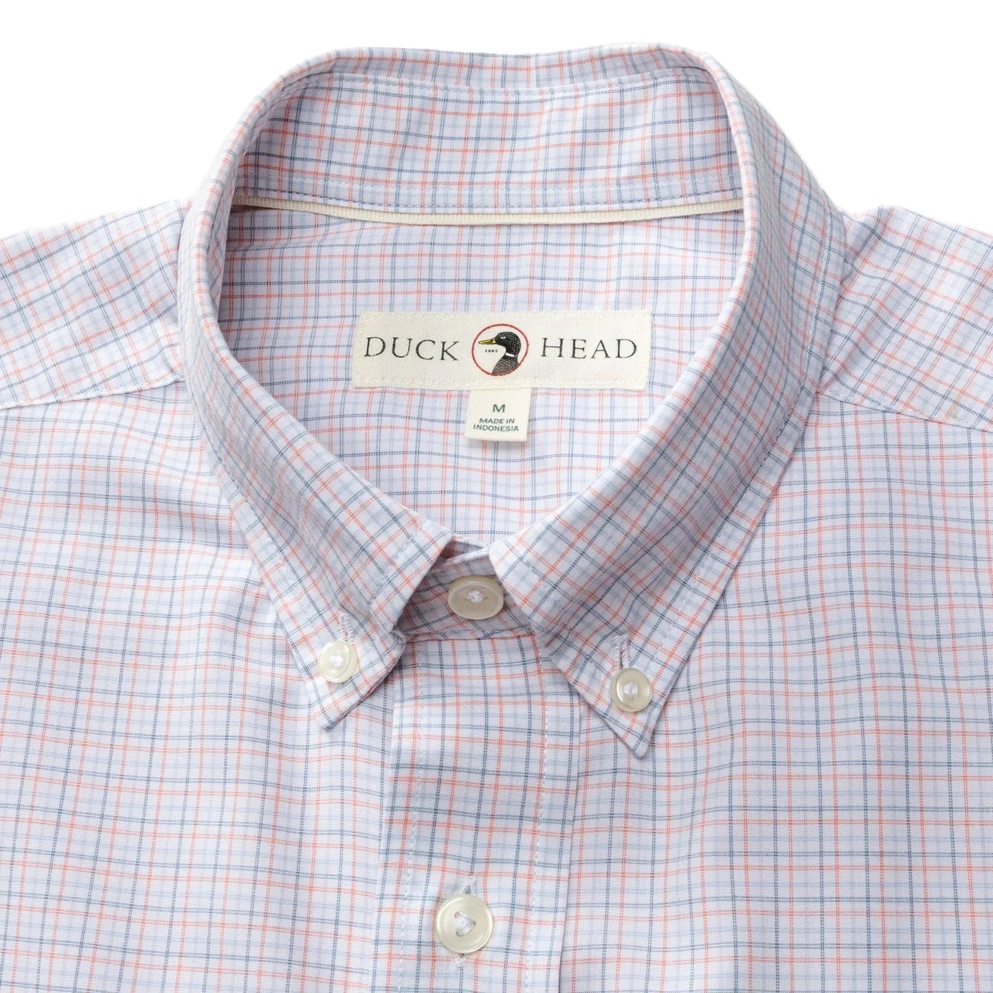 Duck Head Coral Performance Poplin Sport Shirt