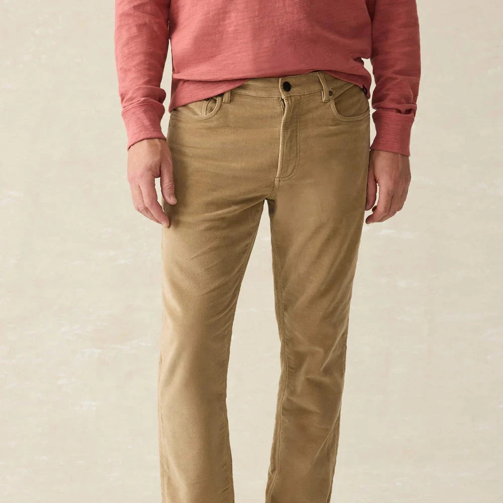 Faherty Stretch Terry Corduroy 5-Pocket Pant