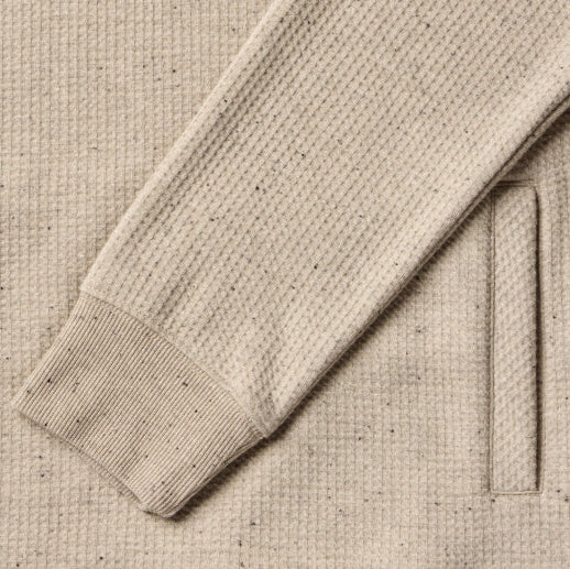 TravisMathew Oxford Tan Cloud Waffle Hoodie