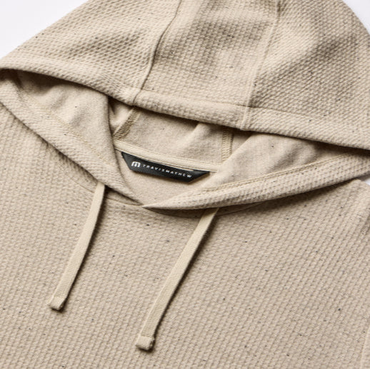 TravisMathew Oxford Tan Cloud Waffle Hoodie