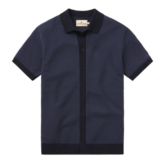 The Normal Brand Robles Knit Jacquard Button Up