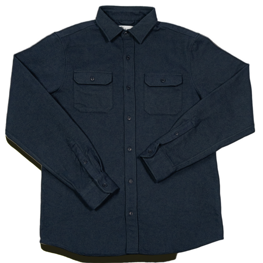 MuskOx Navy Grand Flannel