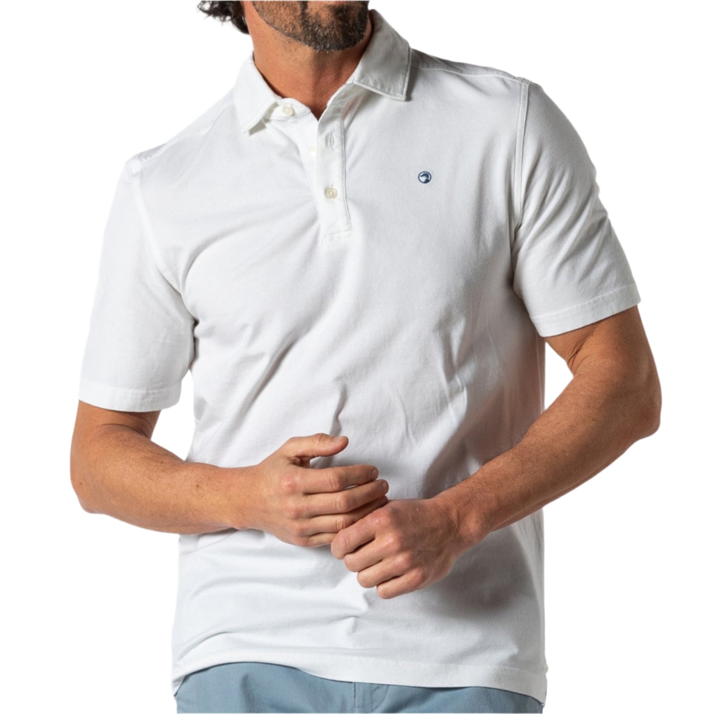Duck Head White Hanover Polo