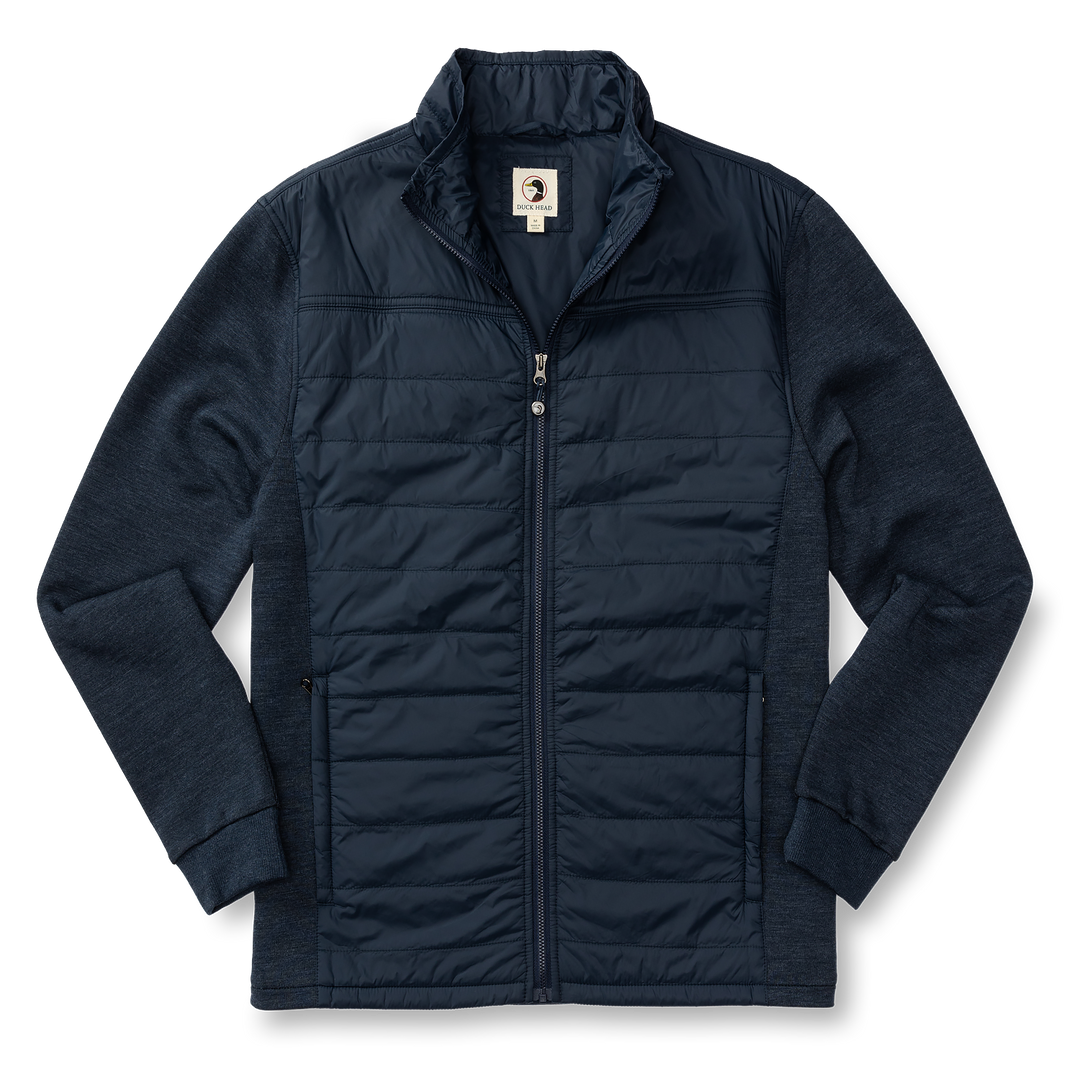 Duck Head Ridgeland Performance Quilted Jacket Navy
