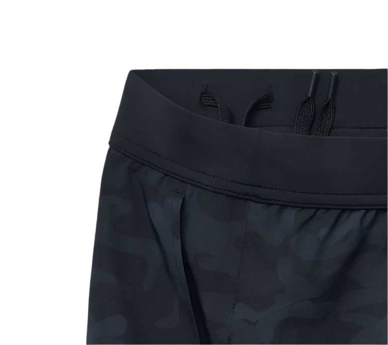Ten Thousand Black Camo Interval Short