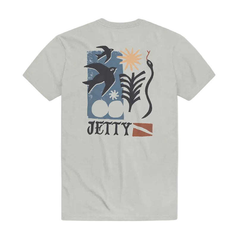 Jetty Heather Cement Eastwing Tee