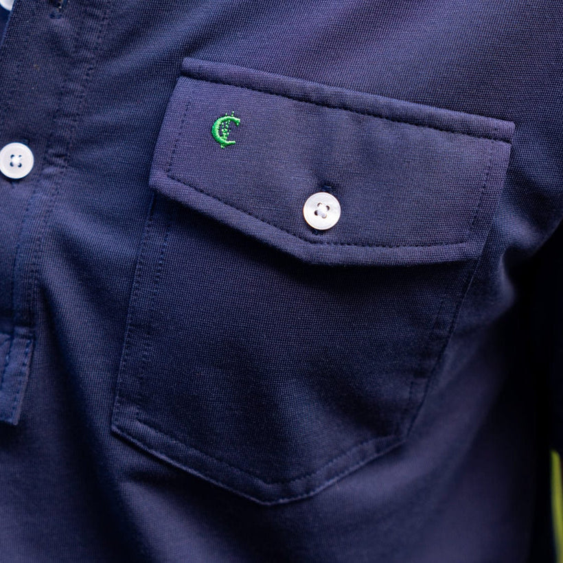 Criquet Navy Performance Players Polo